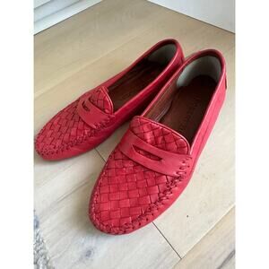 Robert Zur Petra French Red Leather Driving Shoes /Loafers Size 7 Classic